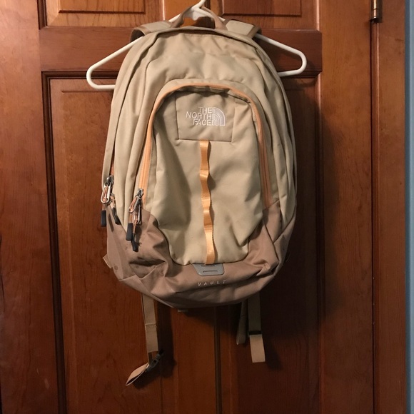 The North Face Handbags - North Face Beige Vault Backpack
